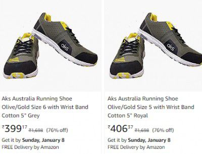 Amazon:  Upto 81% Off On Aks Australia Running Shoe | Starts At ₹399