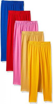 Aksa Clothing  Legging For Girls  (Multicolor Pack of 1)