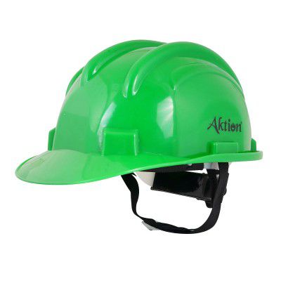 Aktion AK H12_GRN Safety Helmets Rachet Type, IS 2925:1984 Color: Green