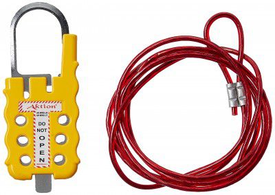 Aktion Safety Multipurpose Cable Lockout Device AK-MWD-27 Number of Holes: 6 - Yellow