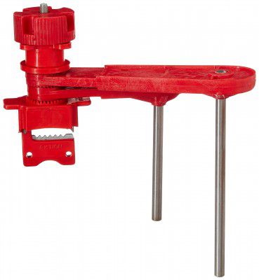 Aktion Safety Universal Valve Lockout Device AK-ULD-24 Spring and PU, Red (Pack of 1)