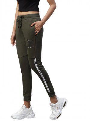 Alan Jones Clothing Women Printed Slim Fit Joggers Track Pants