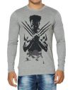 Alan Jones Printed Full Sleeves Cotton T-shirt...