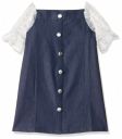 Alano Girl's Crepe A-Line Standard Length Casual Dress...