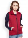 Alano Womens Pink Coloured Solid Jacket...
