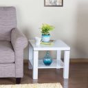 Alaska End Table - White...