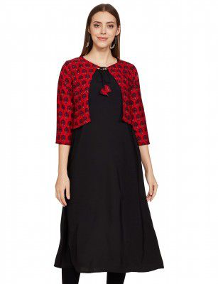 ALC Creation Women's Crepe A-line Kurta