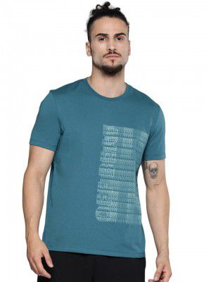 ALCiS Printed Slim Fit T-Shirt (AAMTEEDM00023102_Men