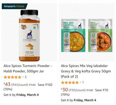ALCO SPICES up to 70% off
