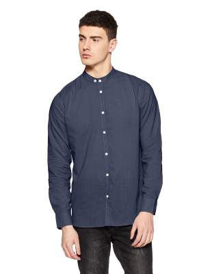 Alcott Men's Solid Slim Fit Casual Shirt