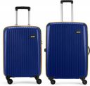 ALFA by VIP Hard Body Set of 2 Luggage - Excel S+M Suitcase Polypropylene With Combination Lock - Blue...