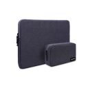 Alifiya Polyester Laptop Sleeve Bag 15.6 Inch with Charger Pouch for MacBook / Surface Pro / Dell / Lenovo / Asus HP / Acer...