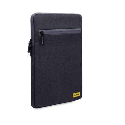 Alifiya Polyester Sleeve Laptop Bag 14 Inch for Dell/Lenovo/Asus/HP/Acer (Grey_L20)