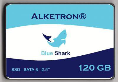 Alketron - Blue Shark - 120GB - 3D NAND High Speed SSD - 2.5