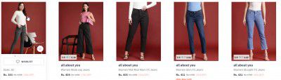 All About You Womens Jeans Upto 76% Off Starts At Rs 319
