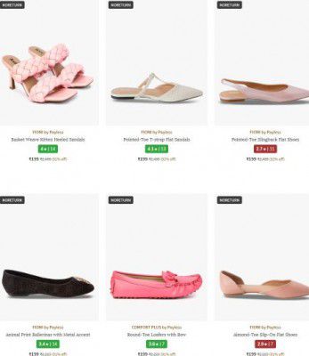 [ All Brand ] Upto 90% Off On Womens Footwear | Starts At Rs.64