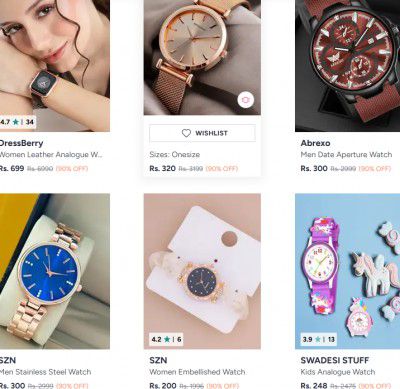 [ All Brand ] Watches Upto 90% OFF | Start At Rs.154