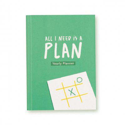 All I Need is A Plan Undated 365 days Planner for Men & Women | Green