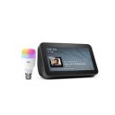 All new Echo Show 5 (2nd Gen, Black) Combo with Mi LED smart color bulb...
