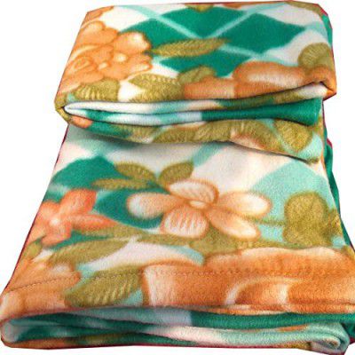 All Season Multipurpose Polar Fleece Single Bed Printed Assorted Multicolor Lightweight Blanket (Set of 5 90 x 60 inches)