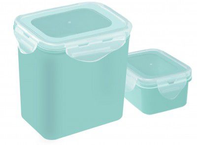 All Time Plastic Lock And Safe Storage Container Set Of 2