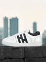 Allen Cooper Comfortable Stylish PU Casual Sneakers For Men  (White, Grey , 10)...