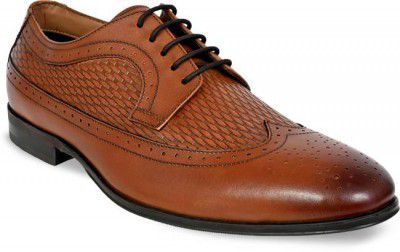 Allen Cooper  Genuine Premium Leather Luxury Business Formals Derby For Men  (Brown , 10)