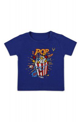 Allen Solly Baby-Girl's Solid Regular Fit T-Shirt (Pack of 2) (AIGKCCRGFR36919_Blue 9 Medium)