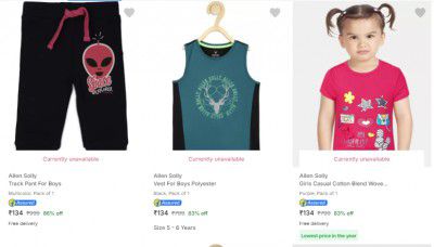 Allen Solly Kids Clothing Min 70% Off 