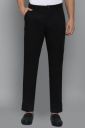 Allen Solly  Men Regular Fit Black Cotton Blend Trousers...