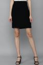 Allen Solly  Women Solid Pencil Black Skirt...