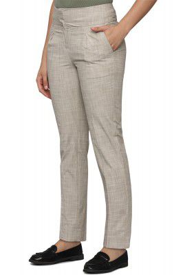 Allen Solly Women's High Rise Regular Pants