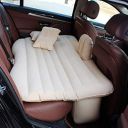 Allextreme Car Inflatable Air Mattress Back Seat Camping Bed,Universal Portable SUV Extended Air Couch with Two Air Pillows Travel Sleeping Baby Kids with Air Pump,Blow Up Bed (Beige)...