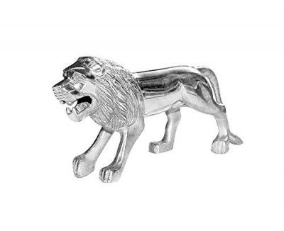 AllExtreme EXSSL1F Stainless Steel Lion Front Fender Decal for Cruiser Motorcycles