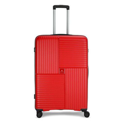 Alliance Check-in Trolley Bag, 76cm | Large | Hardsided Luggage | 7-Year International Warranty (Red)