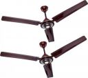 Almo Centa Ultra Stylish Decorative Designed, High Speed 1200 mm 3 Blade Ceiling Fan  (Brown | Pack of 2)...