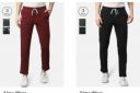 Almo Wear Men Pack Of 3 Solid Pure Cotton Track Pants...