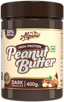 Alpino High Protein Dark Chocolate Peanut Butter Smooth 400gm