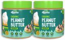ALPINO Organic Natural Peanut Butter Crunch 800g - 100% Roasted Organic Peanuts - 30g Protein, No Added Sugar & Salt, non-GMO, Gluten Free, Vegan – Plant Based, Unsweetened Peanut Butter Crunchy – 400...