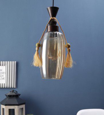 Eliante by Jainsons Lights Alps Brown Metal Hanging Light