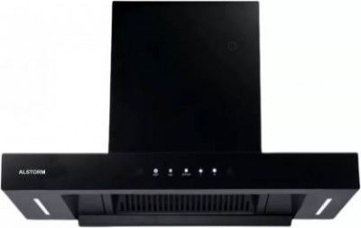 ALSTORM STORM 90 BK Auto Clean Wall Mounted Chimney)