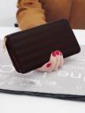 ALSU Women Solid Textured Zip Around Wallet...