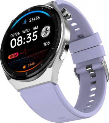 alt Spunk Pro, 1.45" AMOLED, Single Chip Bluetooth Calling, 100+ Watchfaces, Metal Smartwatch  (Lilac Bliss Strap, Regular)
