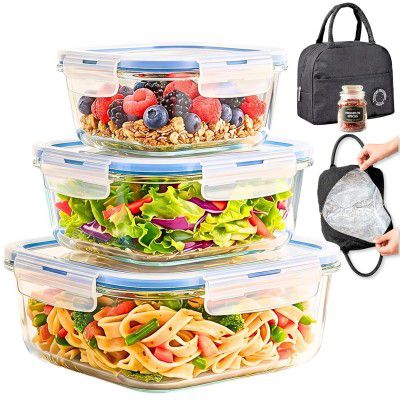 ALTITUDE Borosilicate Glass Food Storage Containers Set of 3