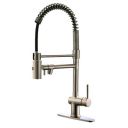 ALTON LEO13025 Zinc 360 Degree Rotation Kitchen Sink Mixer with Swivel Spout and Pull-Out Sprayer, Brushed Finish, Matte...
