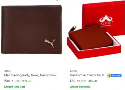 Alton Men Wallet Starting From Rs 32