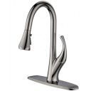 ALTON Zinc Brushed Finish Single Lever Sink Mixer with 3-Flow Pull-Down Sprayer TSL18040...