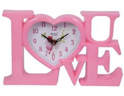 ALTRA QUARTZ Analog Pink Clock