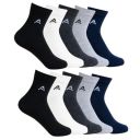 AMAREE Premium Soft & Comfortable Socks – Breathable, Durable & Everyday Wearr - Free Size Multicolor (Pack Of - 10)...
