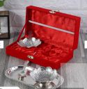 Amaya Decors Missing 60ml Silver Aluminium (Set of 5) Dinner Bowl...